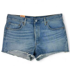 Levi's 501 Sierra Oasis Jean Shorts Women's Size 32W Festival Cowgirl